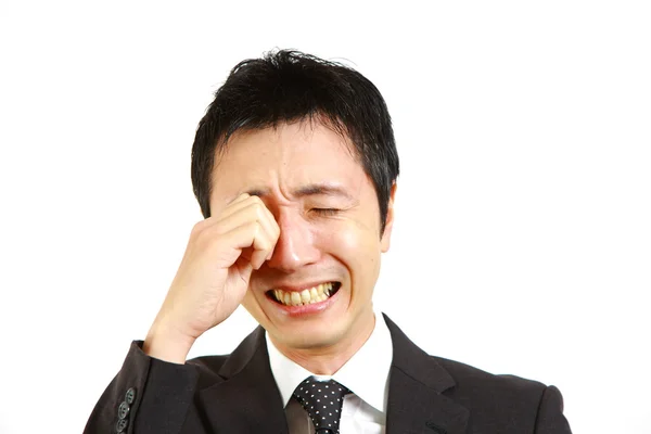 Sad Japanese businessman　 — Stock Photo, Image